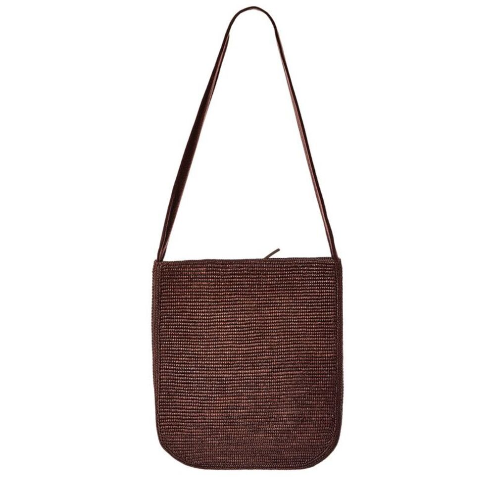 The Row Raffia Tote, Brown